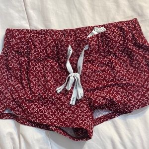 Calvin Klein women’s pj shorts sleepwear size small red